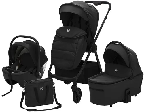 Fillikid Kinderwagenset Lion schwarz – Flexibles Komplettset für moderne Eltern - Das Fillikid Kinderwagenset Lion bietet eine durchdachte Ausstattung für den Alltag. Mit Liegewanne und Sportwagenaufsatz ist es ab der Geburt ideal. Kompakt faltbar und mit höhenverstellbarem Schieber, perfekt für aktive Familien.