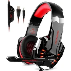 Produktbild Kotion Each Gaming Headset G9000 mit Mikrofon für PS4 Xbox One PC - Rot