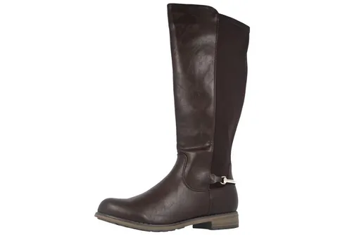 Fitters Footwear 2823951 Braun Stiefel - Wanderschuhe mit klarem Design, ideal für urbanen Stil und sportliche Outfits. Hergestellt aus Synthetik und Textil, bieten sie Komfort in normaler Weite (F-Weite) und eine langlebige PU-Sohle.