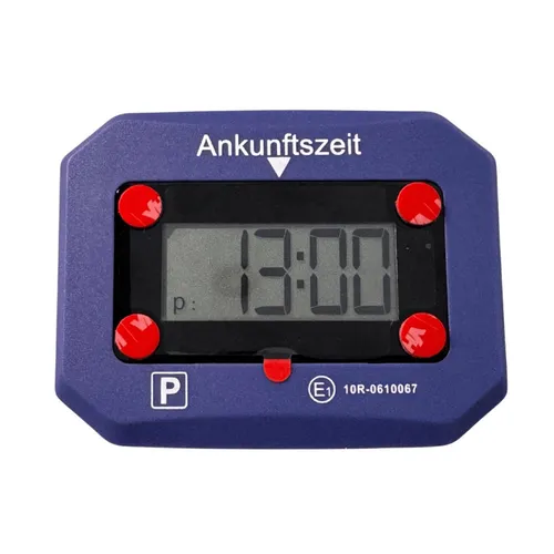 Elektronische digitale Parkscheibe mit E1 KBA-Zulassung