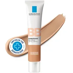 La Roche Posay Hydraphase HA BB Cream Mittel LSF 15 - 40 ml - Arzneimittel mit feuchtigkeitsspendender Wirkung und Lichtschutzfaktor 15, ideal für einen gleichmäßigen Teint und Hautschutz im Alltag.