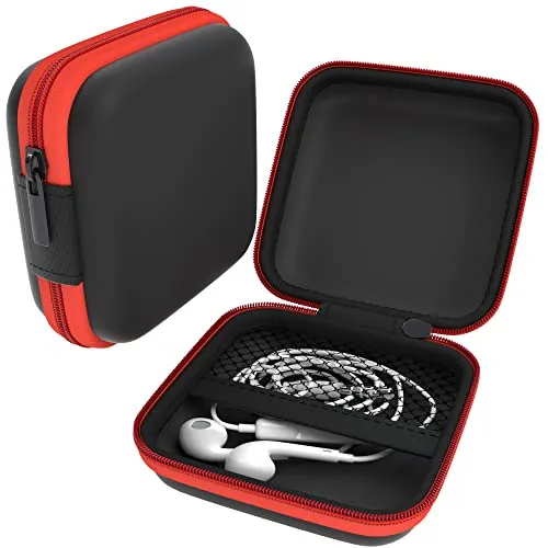 EAZY CASE Universal Tasche für In-Ear Kopfhörer mit Netzfach