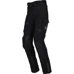 Modeka Panamericana II Textilhose Damen - Wasserdicht & Sicher in Schwarz - Größe 36 - Motorradhose aus 750 D Tactel® und 1000 D Cordura® mit herausnehmbarer Sympatex® Membrane für 45.000 mm Wassersäule. Ideal für Sicherheit und Komfort bei jeder Fahrt.