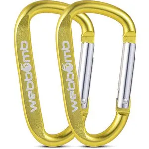 Karabiner Gelb von Webbomb