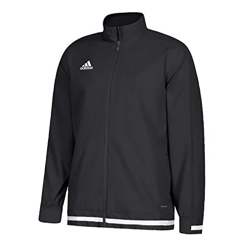 Adidas Team 19 Jacket Regular Black / White XL - Sportjacke für Herren, atmungsaktiv und schweißableitend dank Climalite-Technologie, ideal für Training und Präsentationen.