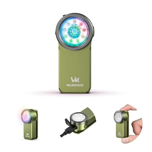 Wurkkos HD03 Mini LED Taschenlampe – Kompakte 680 Lumen Cliplampe mit RGB-Funktionen