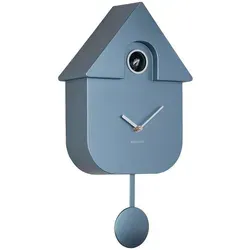 Karlsson Wanduhr Cuckoo, Blau, Schlagwerk in blau von Karlsson