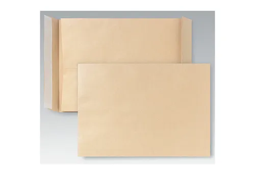 Versandtasche Faltentasche 07070610 C4 ohne Fenster haftklebend 120g braun 10 Stück