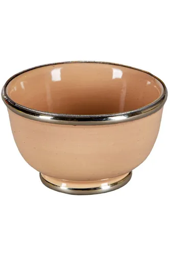 Marrakesch Orient & Mediterran Interior Dipschale Orientalische Schale Dipschale Cariba Braun, Keramik, (1-tlg), Handarbeit