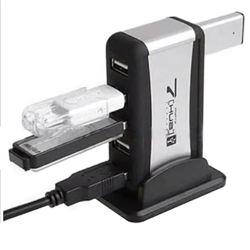O19C Bolwins 7-Port USB 2.0 Hub Adapter mit Standfuß