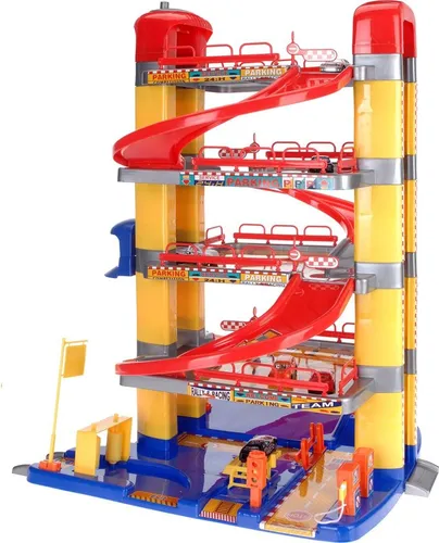 Garage 68x57x61cm Auto Spiele Kinderspielzeug Parkhaus Spielgarage Autogarage