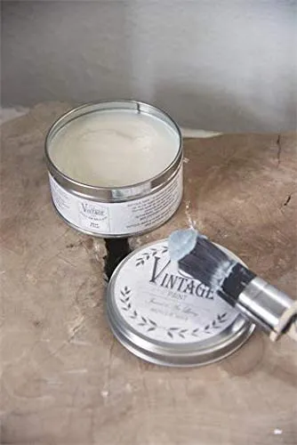 Vintage Paint by Jeanne d'arc living Wachs Clear 300ml – Möbelwachs für besonderen Glanz - Hochwertiger Möbelwachs für den professionellen Einsatz, sorgt für einen strahlenden Glanz und schützt Ihre Möbel effektiv.