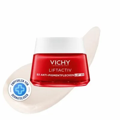Vichy Liftactiv Anti-Pigmentflecken Creme 50 ml - Tagespflege, reduziert sichtbar Pigmentflecken und sorgt für ein ebenmäßiges Hautbild