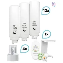 Blanc HYGIENIC KOMPLETT-SET Duscherlebnis - Hygieneartikel mit 12 Dusch- & Haarshampoos in verschiedenen Düften und einem Intim Reinigungs- & Pflegeschaum für ein mildes Duscherlebnis und optimale Hygiene.