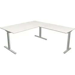 Kerkmann Schreibtisch Form 2 mit Anbautisch von Theo Kerkmann Büromöbelfabrik GmbH & Co. KG