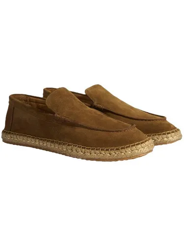 Desa Desa Herren-Slipper – Obermaterial aus Wildleder, Lederfutter, ohne Ve Loafer