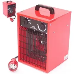 Bauheizer 5 kW Baulüfter Elektroheizer 55158 Heizgerät Heizlüfter 5000 Watt