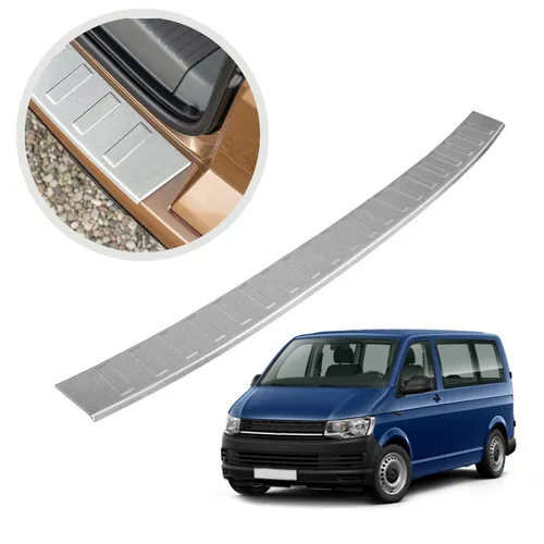 für VW TRANSPORTER T6 15-22 LADEKANTENSCHUTZ STOßSTANGENSCHUTZ EDELSTAHL 134 CM!