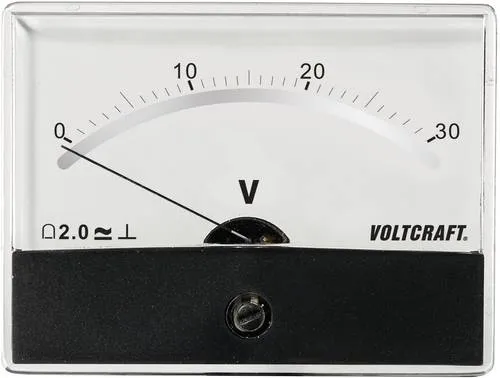 VOLTCRAFT AM-86X65/30V/DC AM-86X65/30V/DC Einbau-Messgerät AM-86X65/30V/DC Drehspule