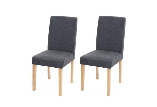 PROREGAL® Esszimmerstuhl Esszimmerstuhl klassisch und zeitlos HxBxT 90x43x56cm Material, Farbe (2 St), Mit hochwertigem Bezug, erhältlich in vielen Ausführungen