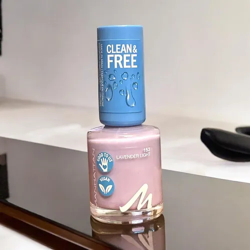 MANHATTAN Cosmetics Nagellack Clean & Free 153 Lavender Light, 8 ml