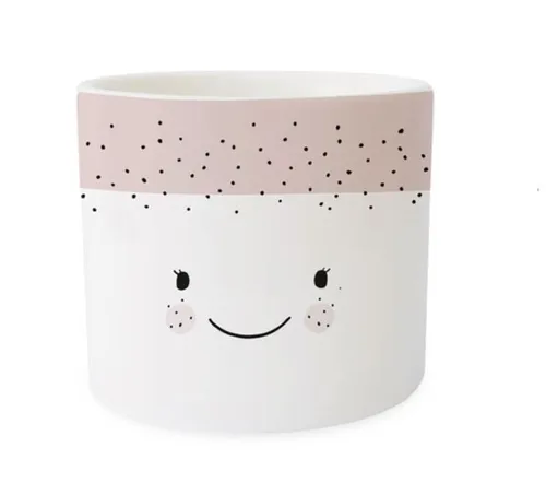 Grafik Werkstatt Blumentopf Gesicht