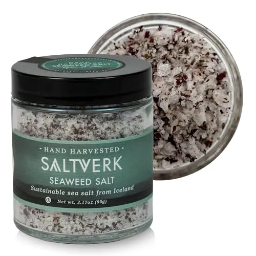 Saltverk Island Meersalz mit See-Algen (Glas 90g)