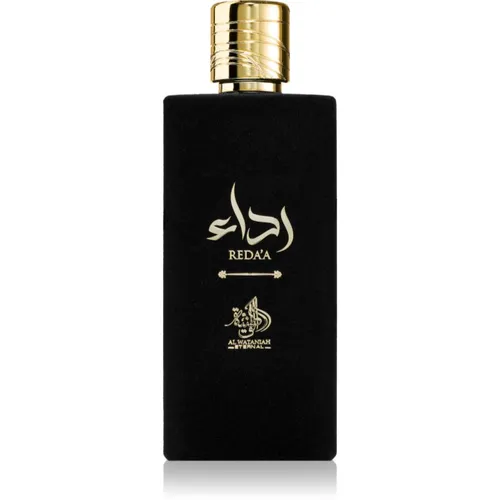Al Wataniah Reda'a Eau de Parfum 100 ml - Herrendüfte, aromatischer Unisex-Duft mit Kräuternoten für mutige Abenteuer und frischen Geist.