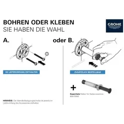 GROHE Essentials Badetuchhalter aus Metall, chrom von GROHE