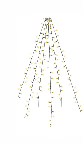 LED Fahnenmast Beleuchtung - H 180 cm 120