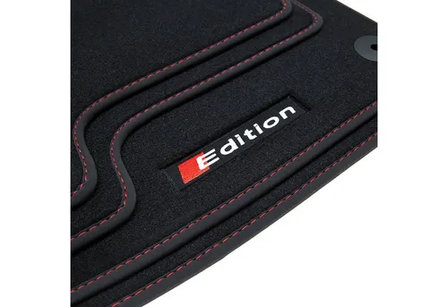 tuning-art Auto-Fußmatten X026 für VW ID.Buzz MPV 2022- - Hochwertiges 3-teiliges Fußmatten-Set mit strapazierfähigem Polyamid Velours. Rutschfest und passgenau für VW ID.Buzz, perfekt für den täglichen Einsatz. Made in Germany mit durchdachtem Befestigungssystem.