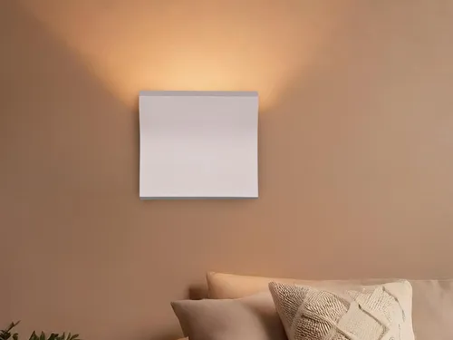 LED Wandleuchte aus Gips - Bemalbar & Indirekte Beleuchtung, 24cm - Diese 24cm breite LED Wandleuchte aus Gips ermöglicht individuelle Farbgestaltungen und sorgt für eine angenehme indirekte Wandbeleuchtung. Ideal für Wohnzimmer, Flur oder Treppenhaus.