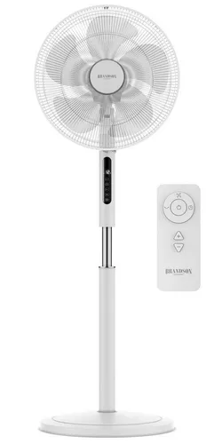 Brandson Standventilator mit Fernbedienung in weiß von Brandson