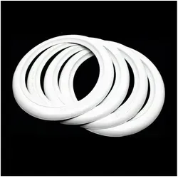 Uzman Weißwandringe für Oldtimer - 4er Satz Reifenpflege - Motorradreifen - Hochwertige Weißwandringe für Oldtimer mit einem Durchmesser von 17 cm, die den Reifenlook aufwerten und für einen nostalgischen Charme sorgen.