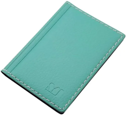 Kleines Kreditkartenetui Visitenkartenetui Kartenetui Kartenmäppchen Pistazie