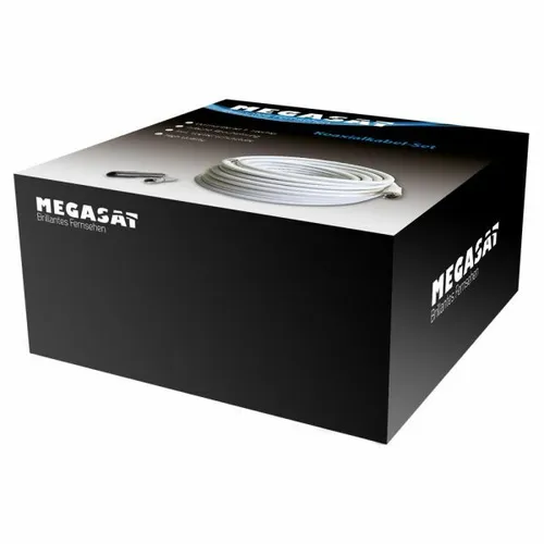 MEGASAT 100145 - Koaxialkabel 7,0 mm, 110 dB, 10 m