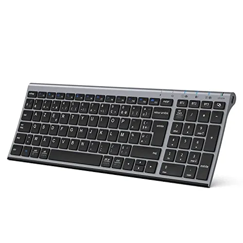 iClever Bluetooth Tastatur, BK10 Kabellos Tastatur
