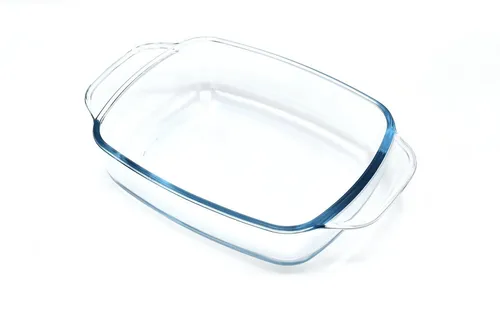 Florina Auflaufform Lasagneform Auflaufform Backform Küchenform 26,7 cm 1,4 L, Borosilikatglas, (1-St), Für Allergiker Borosilikatglas pflegeleicht 26,5/17/6,5 cm PM313