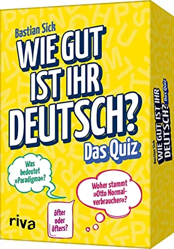 Wie gut ist Ihr Deutsch? – Das Quiz von Riva