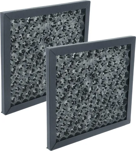 vhbw 2x Aktivkohlefilter Ersatz für One 40011020 für Luftreiniger - Luftfilter Schwarz