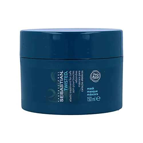 Sebastian Professional Twisted Maske 150ml - Haarmaske für lockiges und welliges Haar, spendet intensive Feuchtigkeit und definiert die Locken für ein geschmeidiges Finish.