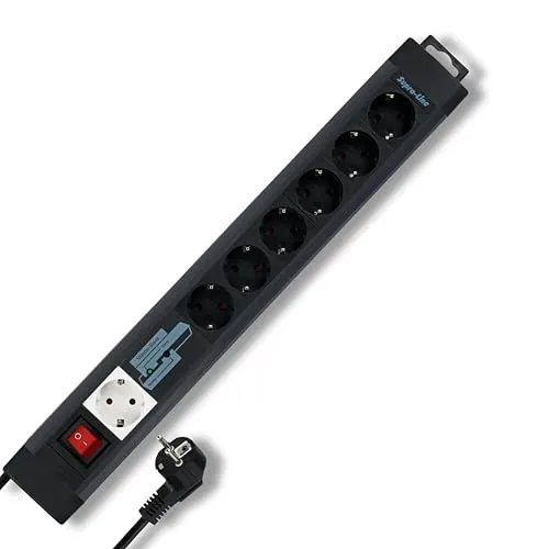 REV-Ritter Steckdosenleiste Supraline 7-fach mit Master-Slave-Funktion