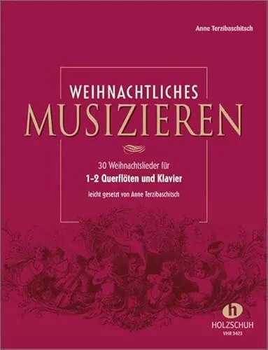 Weihnachtliches Musizieren: für 1-2 Querflöten und Klavier