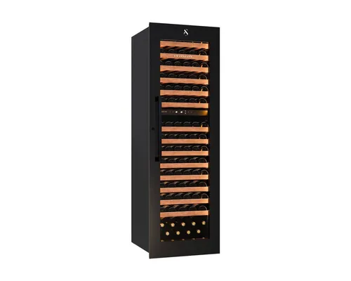 Swisscave Einbauweinkühlschrank WIB-178DF. 2-Zonen, 178 cm, 94 Flaschen, 5 Jahre Garantie, für 94 Standardflaschen á 0,75l,UV-abweisende Dreifachverglasung, leise Ventilatortechnologie