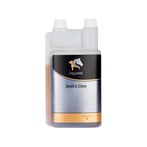 Equanis Devil´s Claw | 1 l | Flüssige Teufelskralle für Pferde bei Problemen des Bewegungsapparats | Kann dabei helfen Pferde mit Gelenkproblemen zu unterstützen