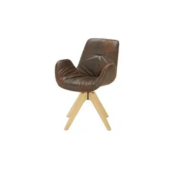 Drehsessel Buffalo , braun , Maße (cm): B: 60 H: 84 T: 60.0