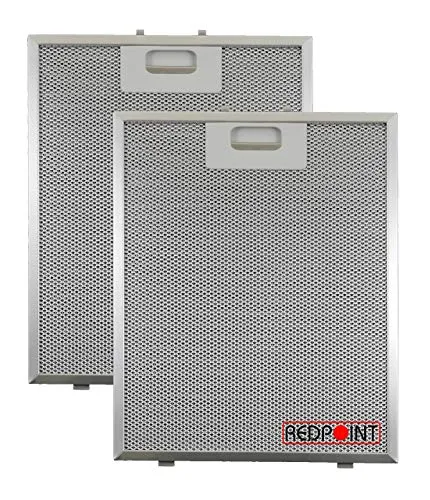 Aluminium-Fettfilter Austauschfilter für Dunstabzugshaube - 2 Stück - Dunstabzugshaubenfilter, spülmaschinenfest und passend für zahlreiche Modelle von BEST und HYGENA, sorgt für effiziente Fettabscheidung und saubere Luft in Ihrer Küche.