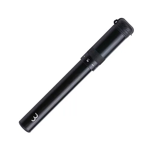 BBB Cycling BMP-49 Schwarz – Unisex Luftpumpe - Hochwertige Aluminium-Luftpumpe für Radfahrer, kompakt und leistungsstark, ideal für unterwegs.
