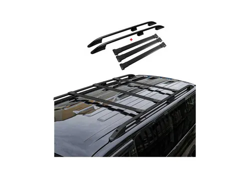 OMAC Dachträger Dachreling für VW T6 T6.1 L2 - Dachgepäckträger für VW T6 T6.1, robust und einfach zu installieren, ideal für Outdoor-Aktivitäten und Camping, maximiert Ihre Ladekapazität sicher und zuverlässig.