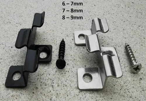 BruKa Edelstahl Befestigungsclips für Terrassendielen